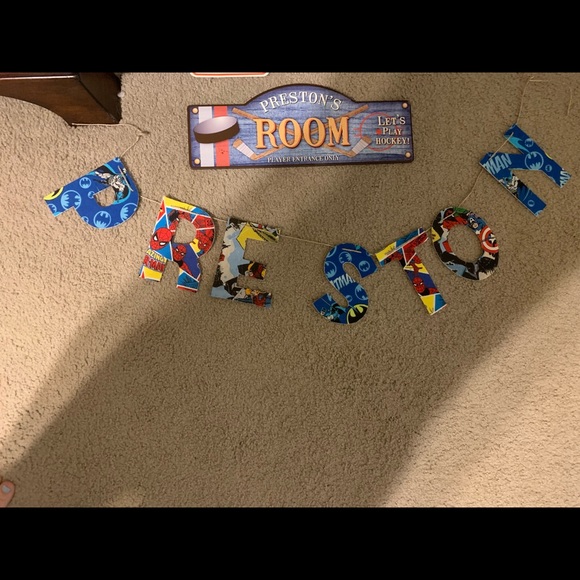 Preston name decor super heros - Picture 3 of 3